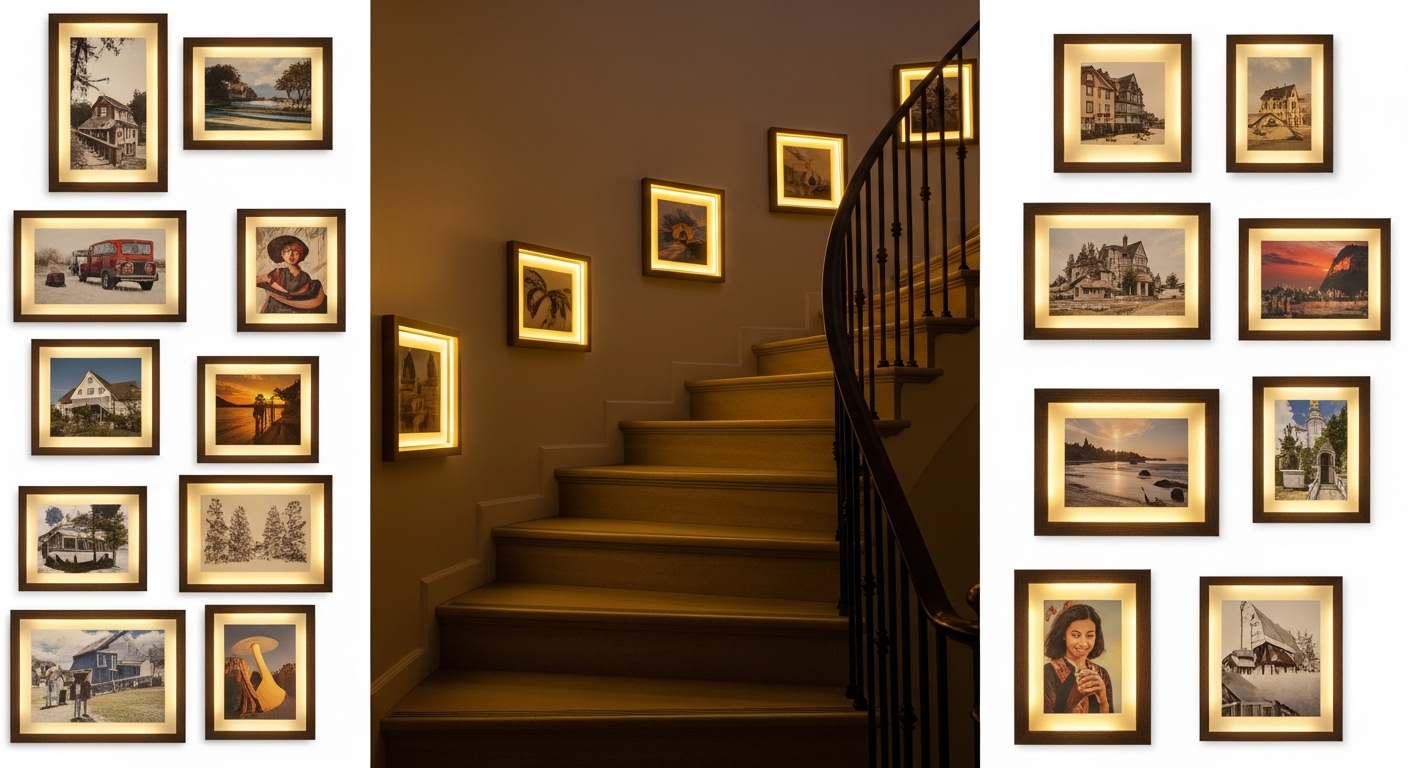 Use Lighted Picture Frames