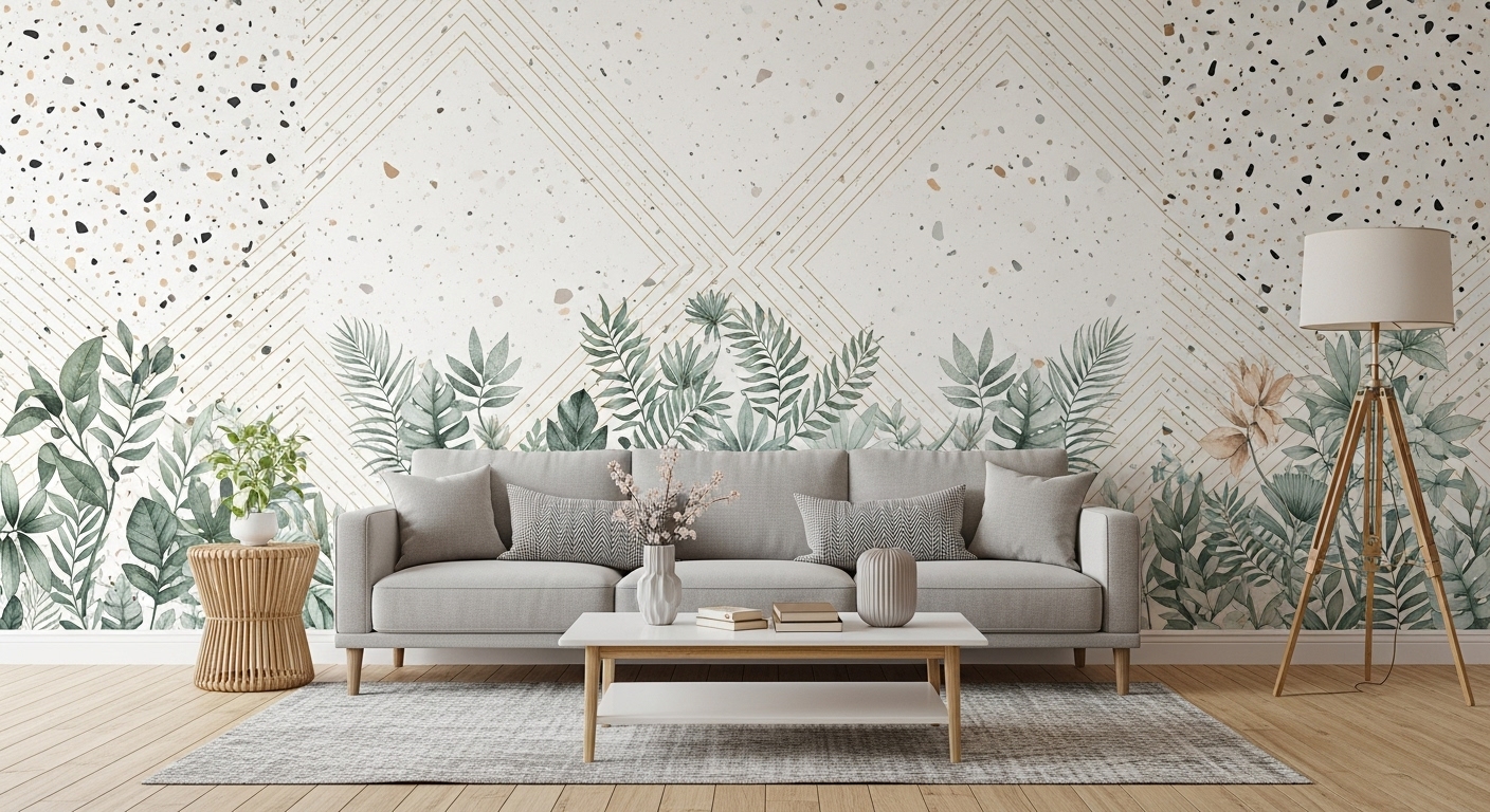Use Wall Decals or Removable Wallpaper