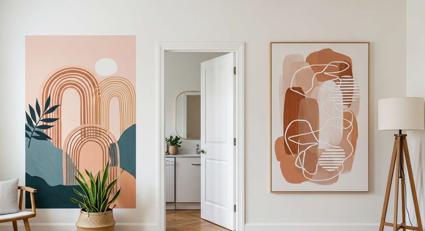 Custom Murals and Peel-and-Stick Wallpapers