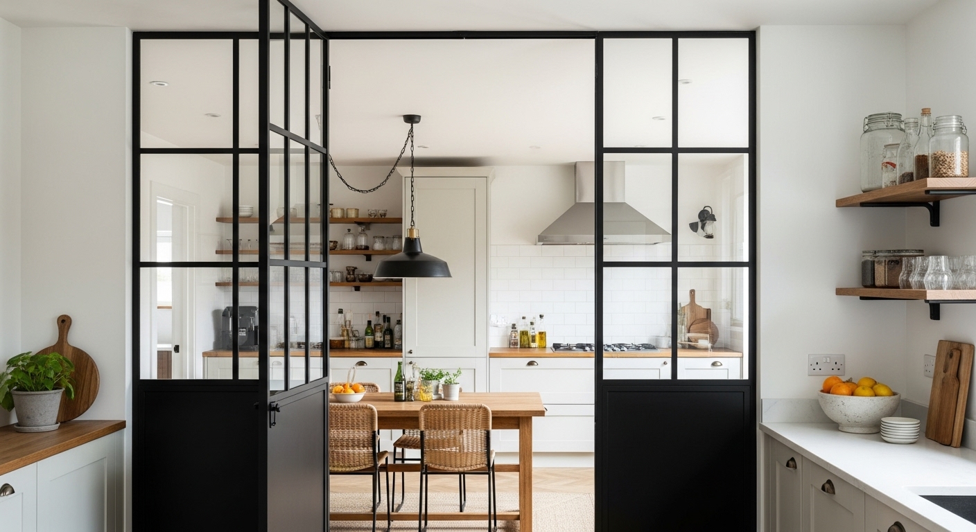 Glass Partitions for Seamless Flow