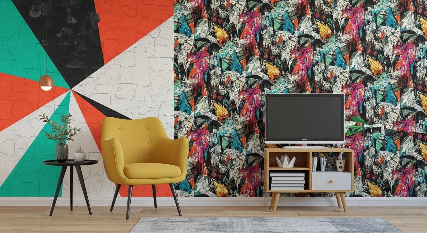 Bold Wallpaper Accent Walls
