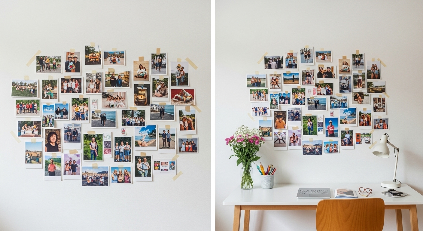 Collage-Style Photo Walls