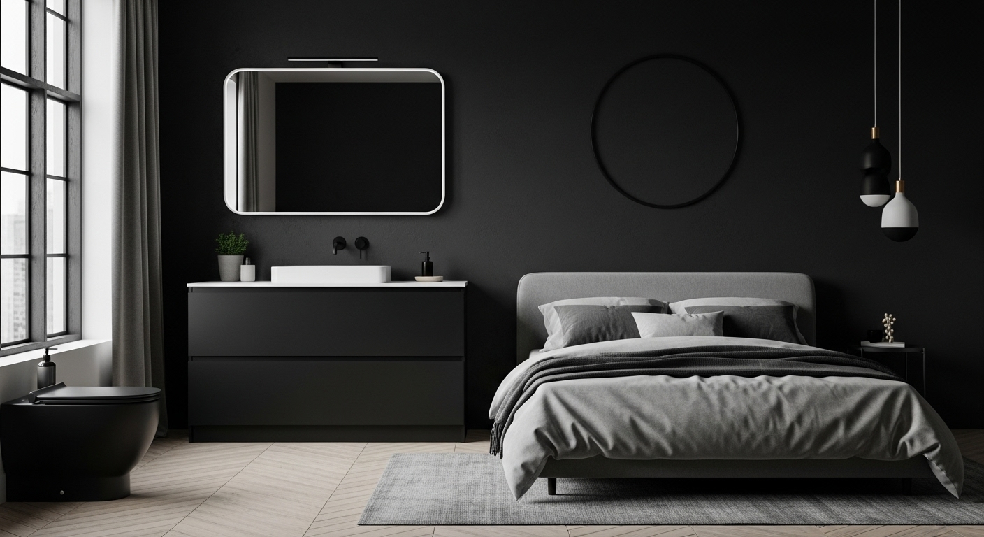 Black – Bold, Structured, and Contemporary