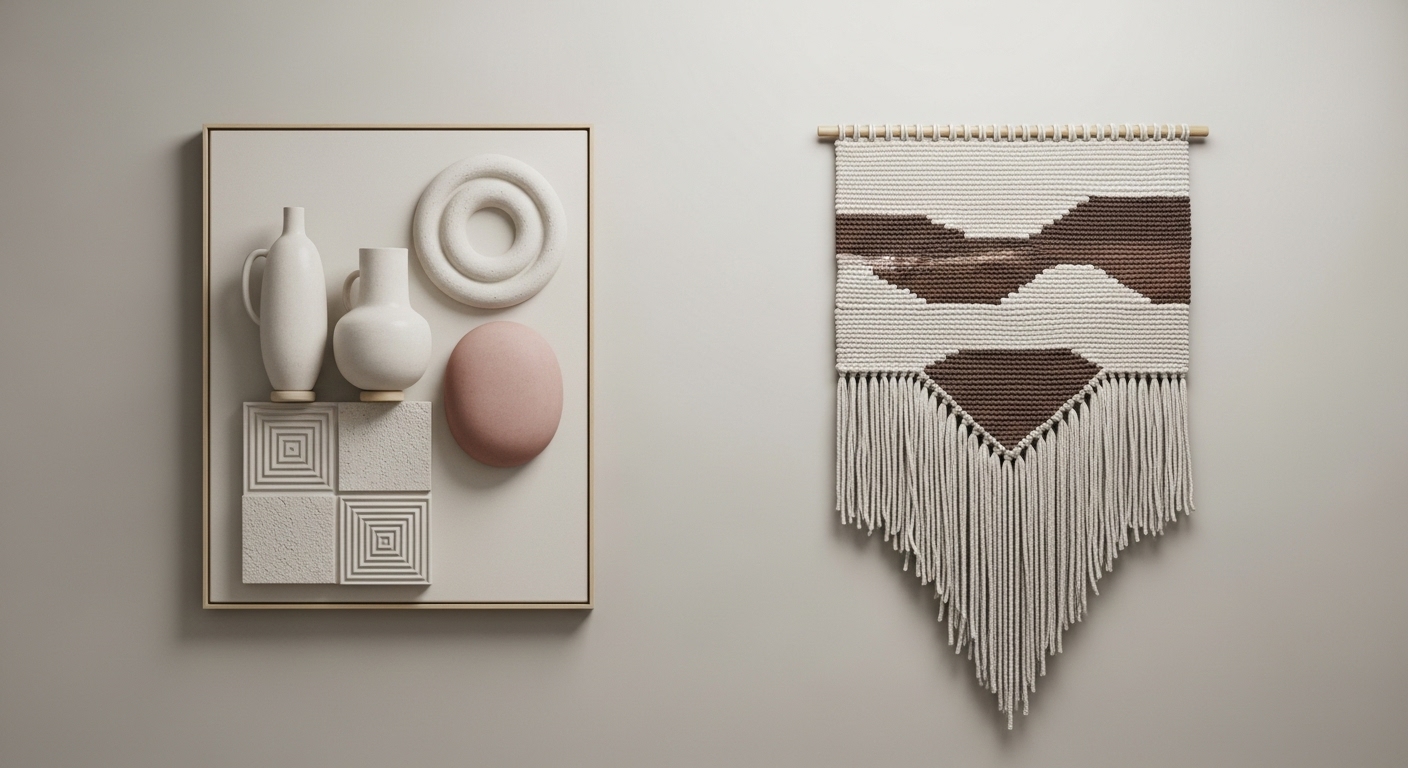 Sculptural or Textured Wall Art