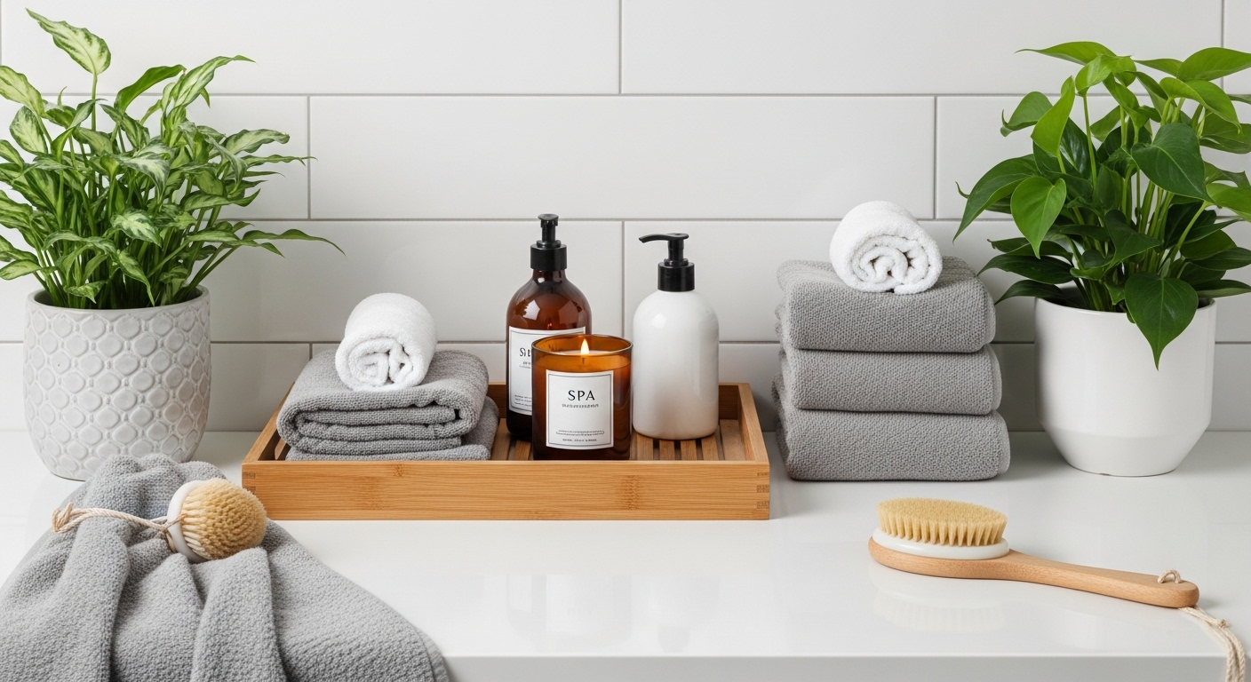 Spa-Style Accessories and Finishing Touches
