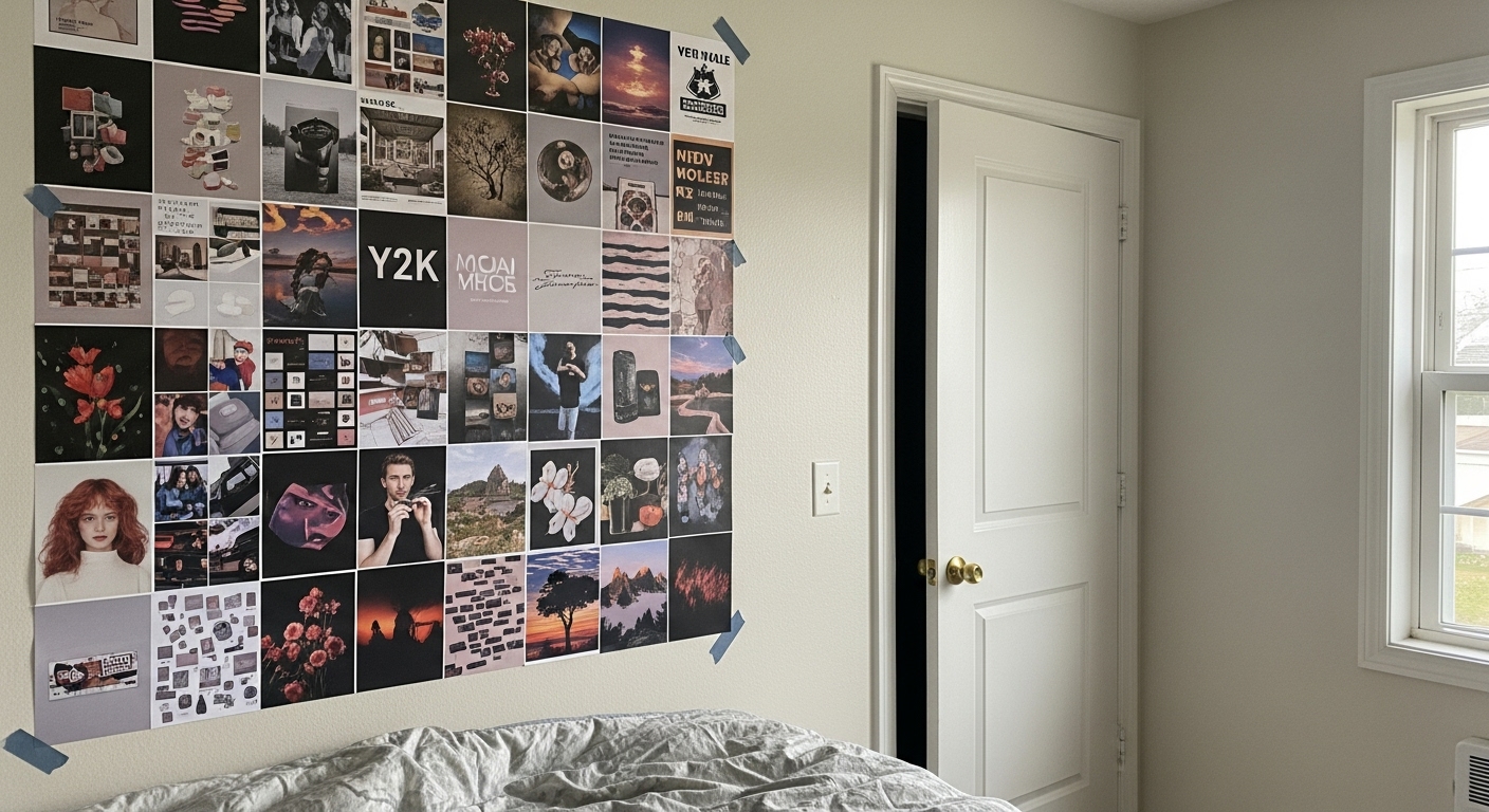 Poster Collage Walls (The Gen Z Favorite)