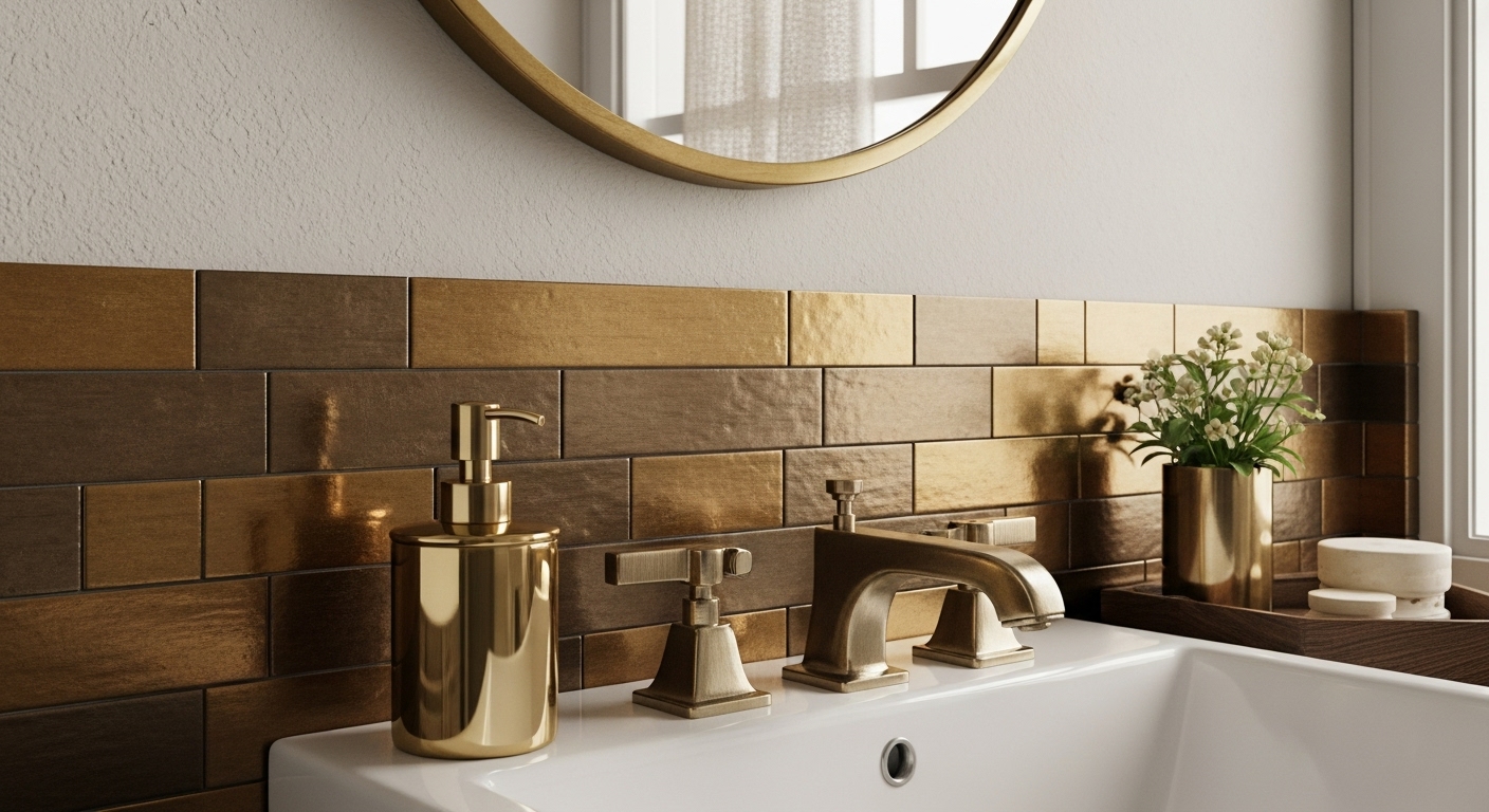 Metallic Accent Tiles