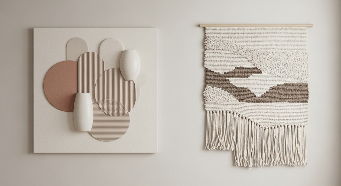 Sculptural or Textured Wall Art