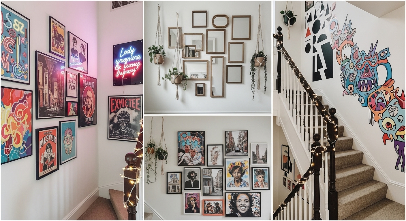 Staircase Wall Decor Ideas