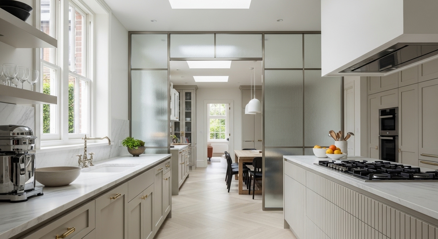 Frosted Glass Panels
