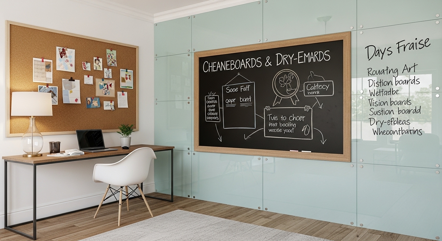 Corkboards, Chalkboards & Dry-Erase Walls