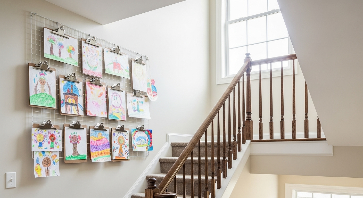 Showcase Children’s Artwork Creatively