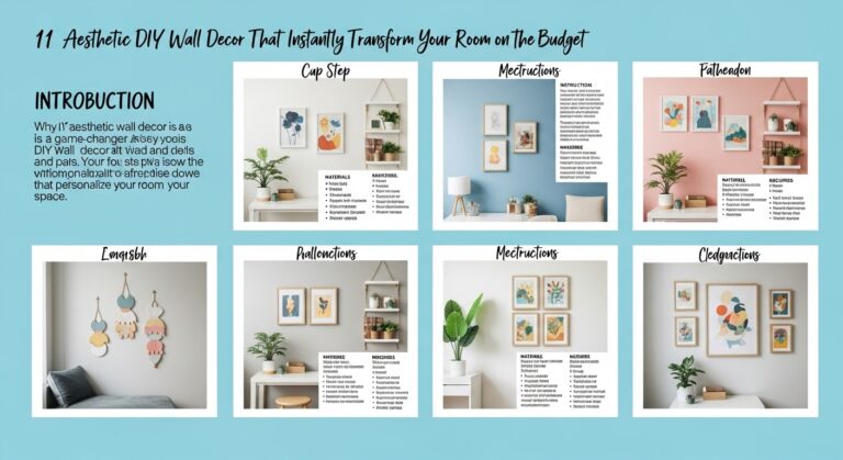 aesthetic DIY wall decor ideas