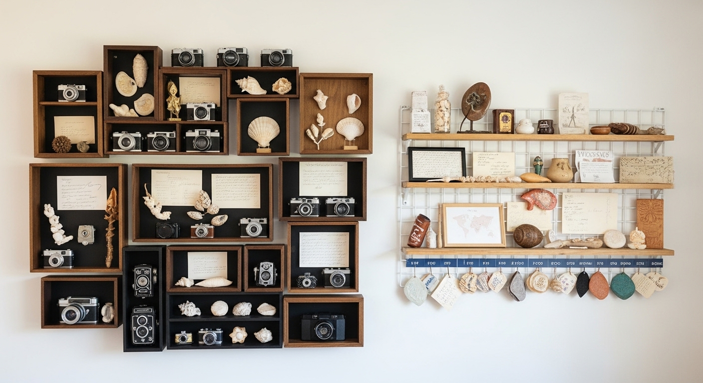 Wall-Mounted Collectibles & Shadow Boxes