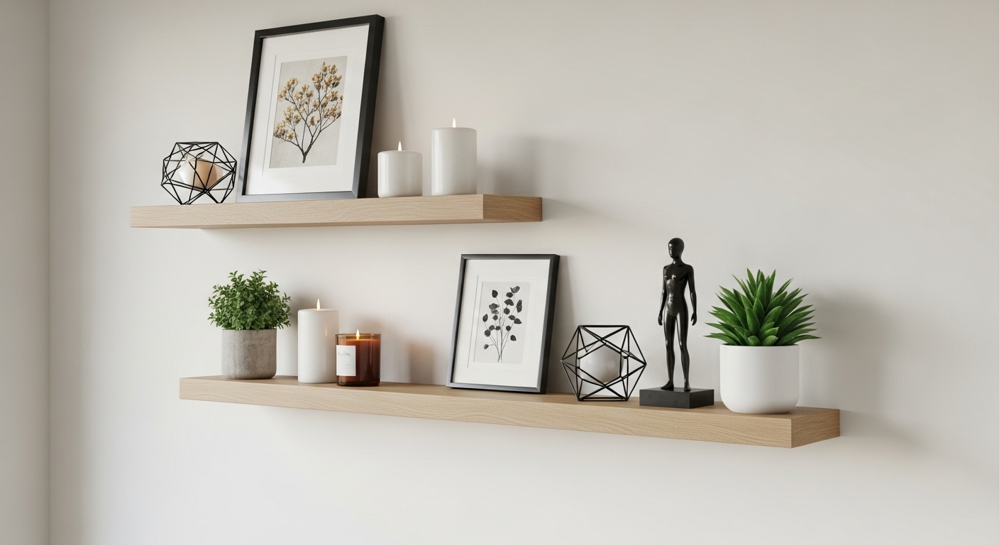Install Floating Shelves