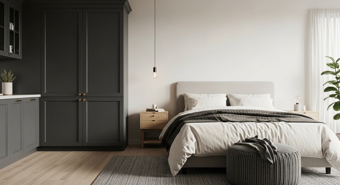Charcoal + Cream – Monochrome with Warmth