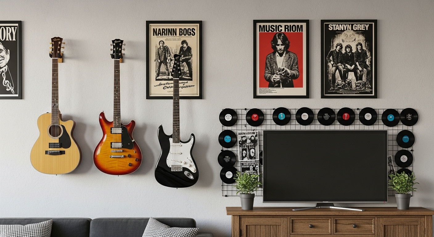 Music-Inspired Wall Decor