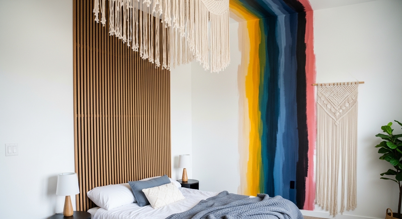 Ceiling-to-Floor Accent Installations
