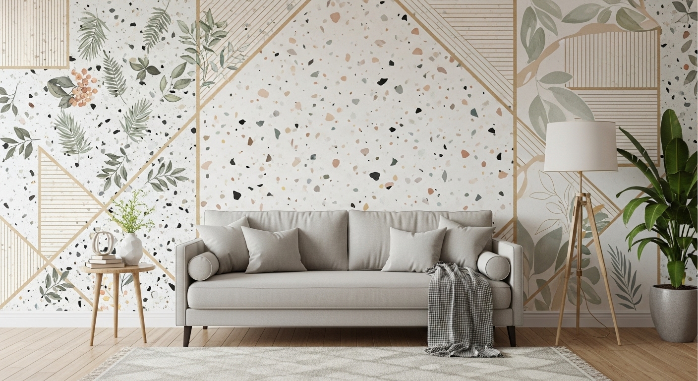 Use Wall Decals or Removable Wallpaper