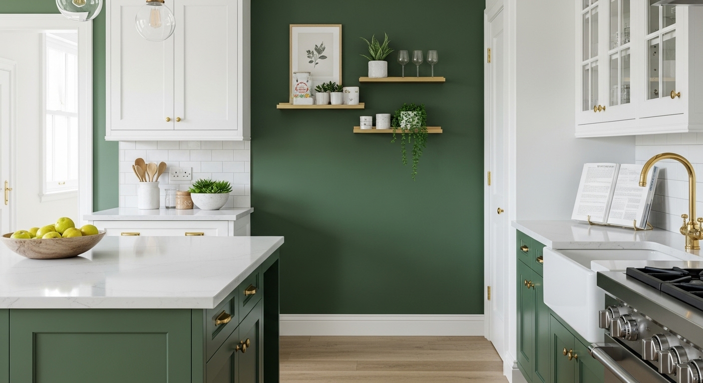 White and Green: Clean and Timeless