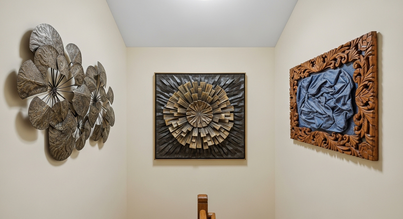 Mount Sculptural or 3D Wall Art