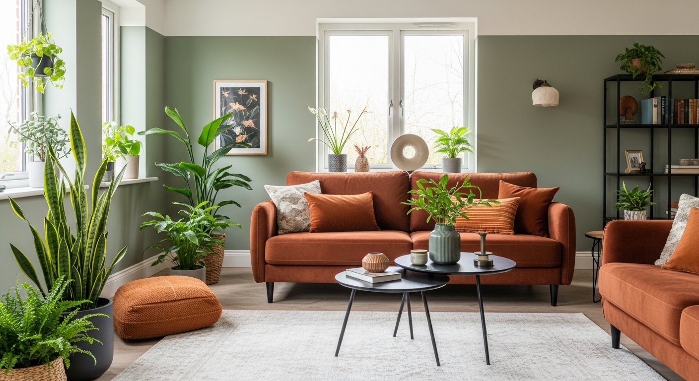 Rust and Green: Grounded and Chic