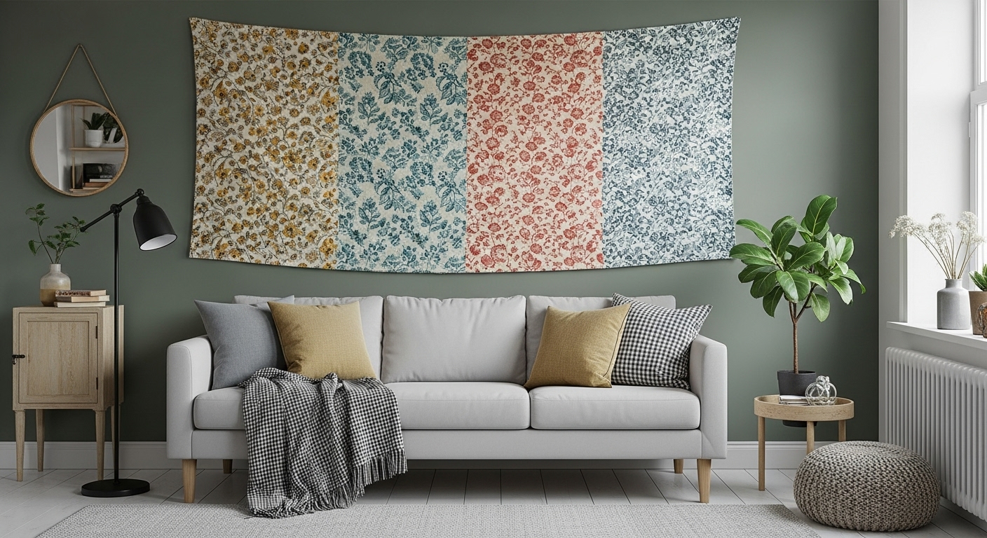 Tapestries or Fabric Panels for a Cozy Statement