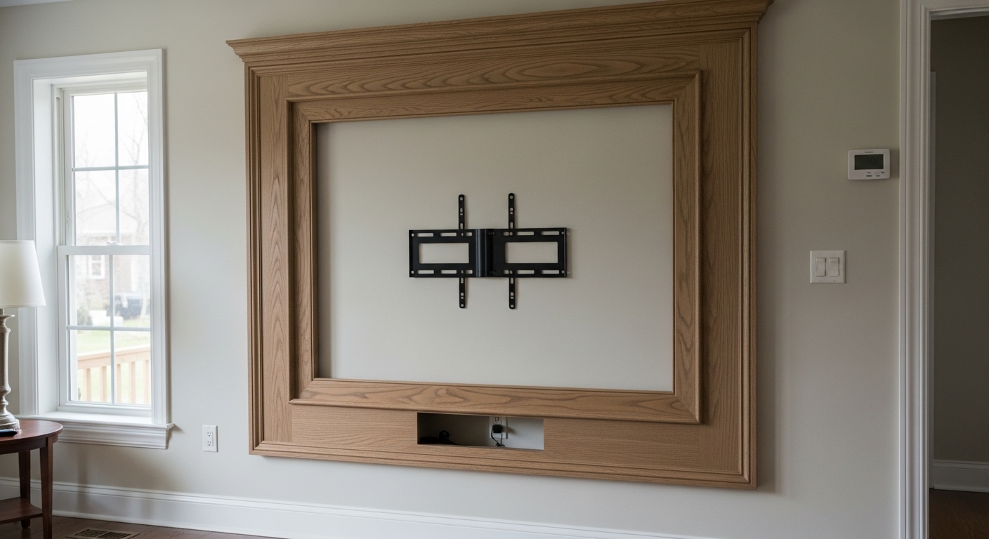 Mounted TV Frame or Surround
