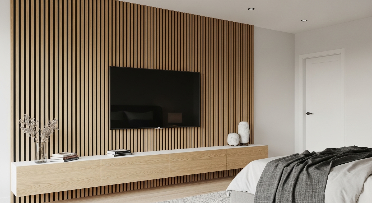 Wood Slat Accent Walls