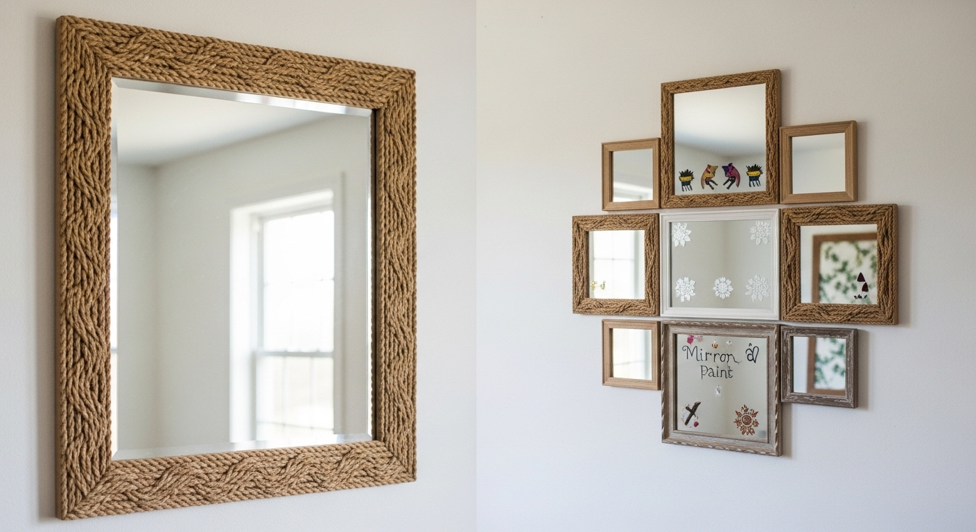 DIY Mirror Art and Frames