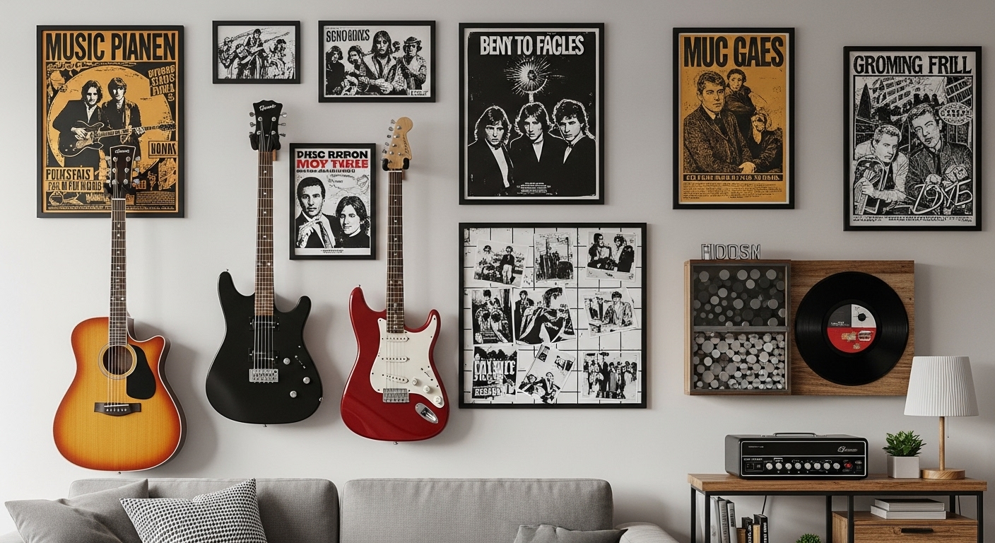 Music-Inspired Wall Decor