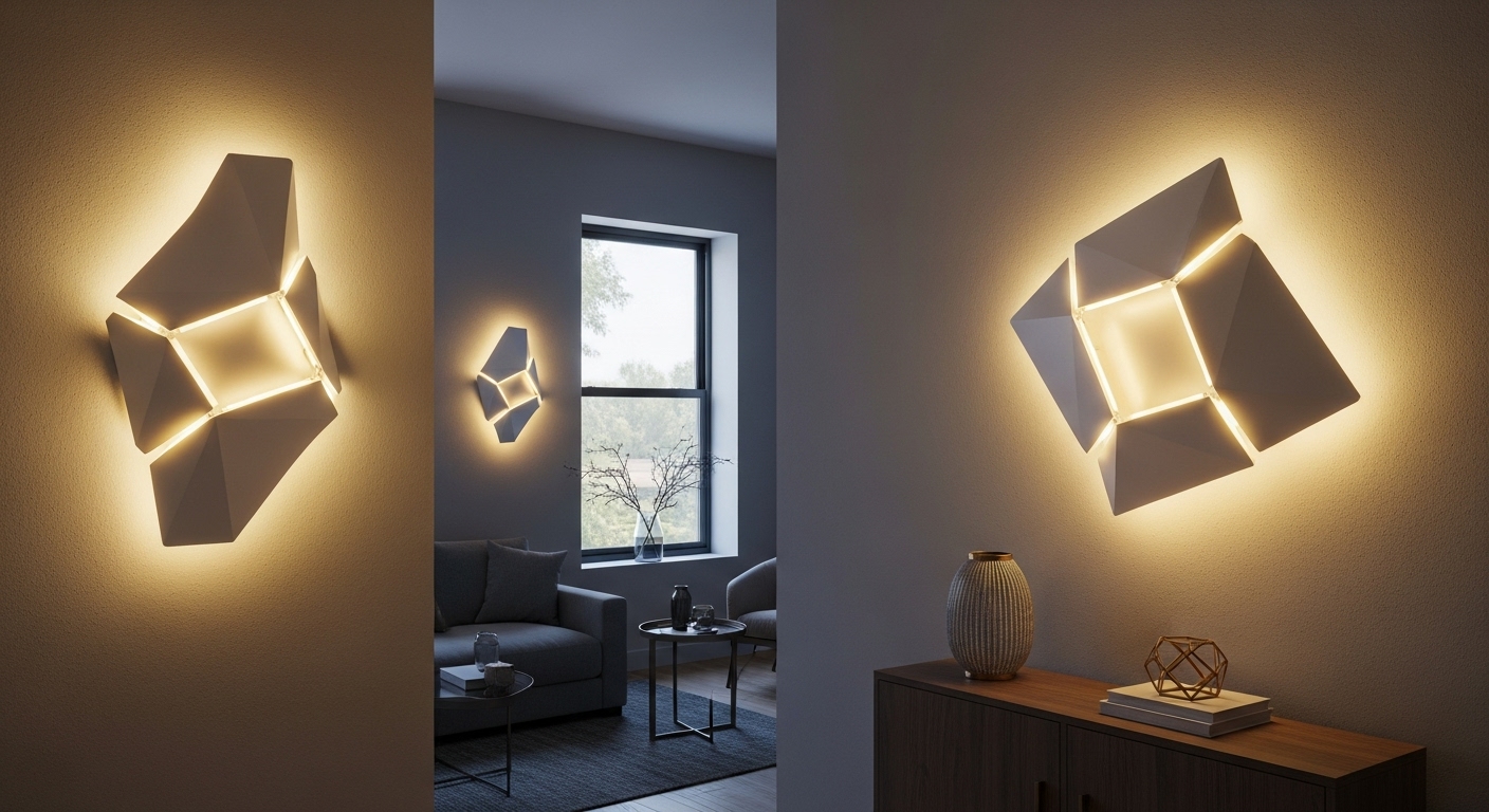 Sculptural Light Fixtures as Wall Art