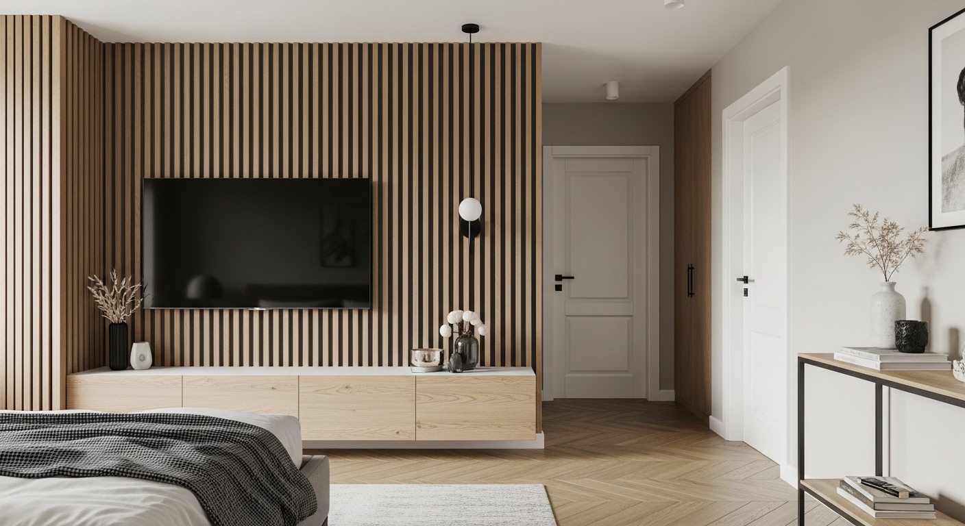 Wood Slat Accent Walls
