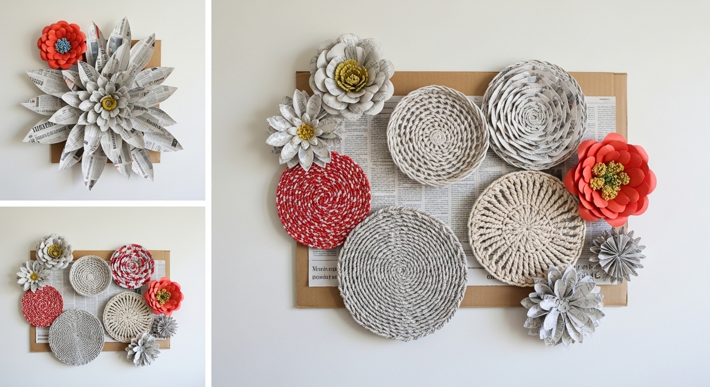 Upcycled Wall Art from Everyday Items