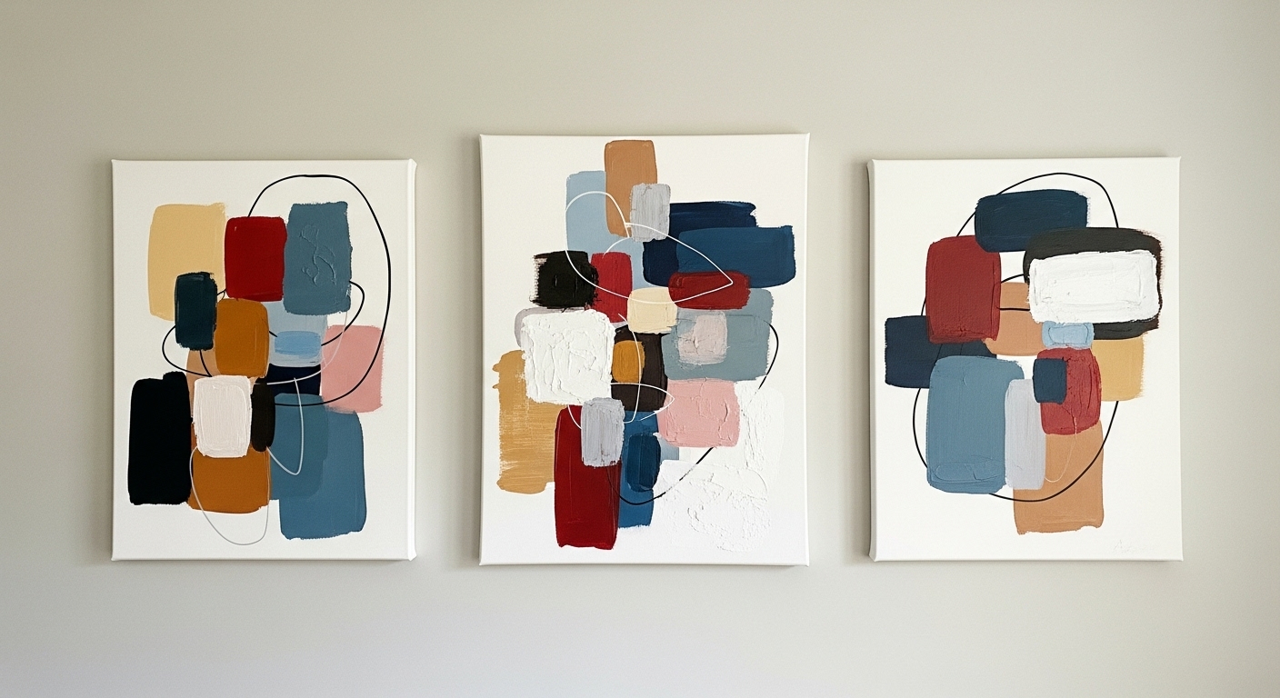 Handmade Abstract Canvas Art