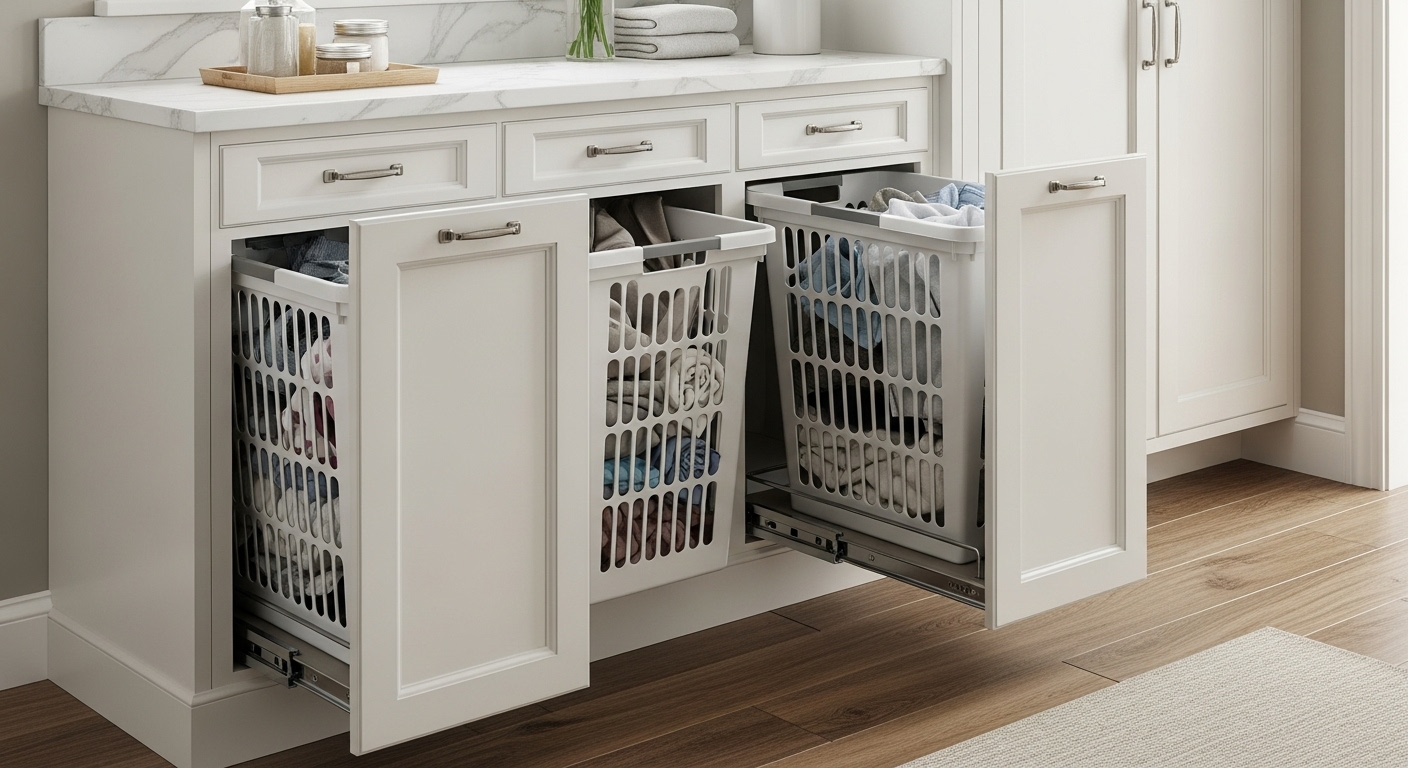 Concealed Laundry Baskets