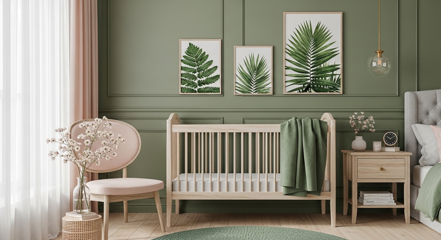 Blush Pink and Green: Soft and Stylish