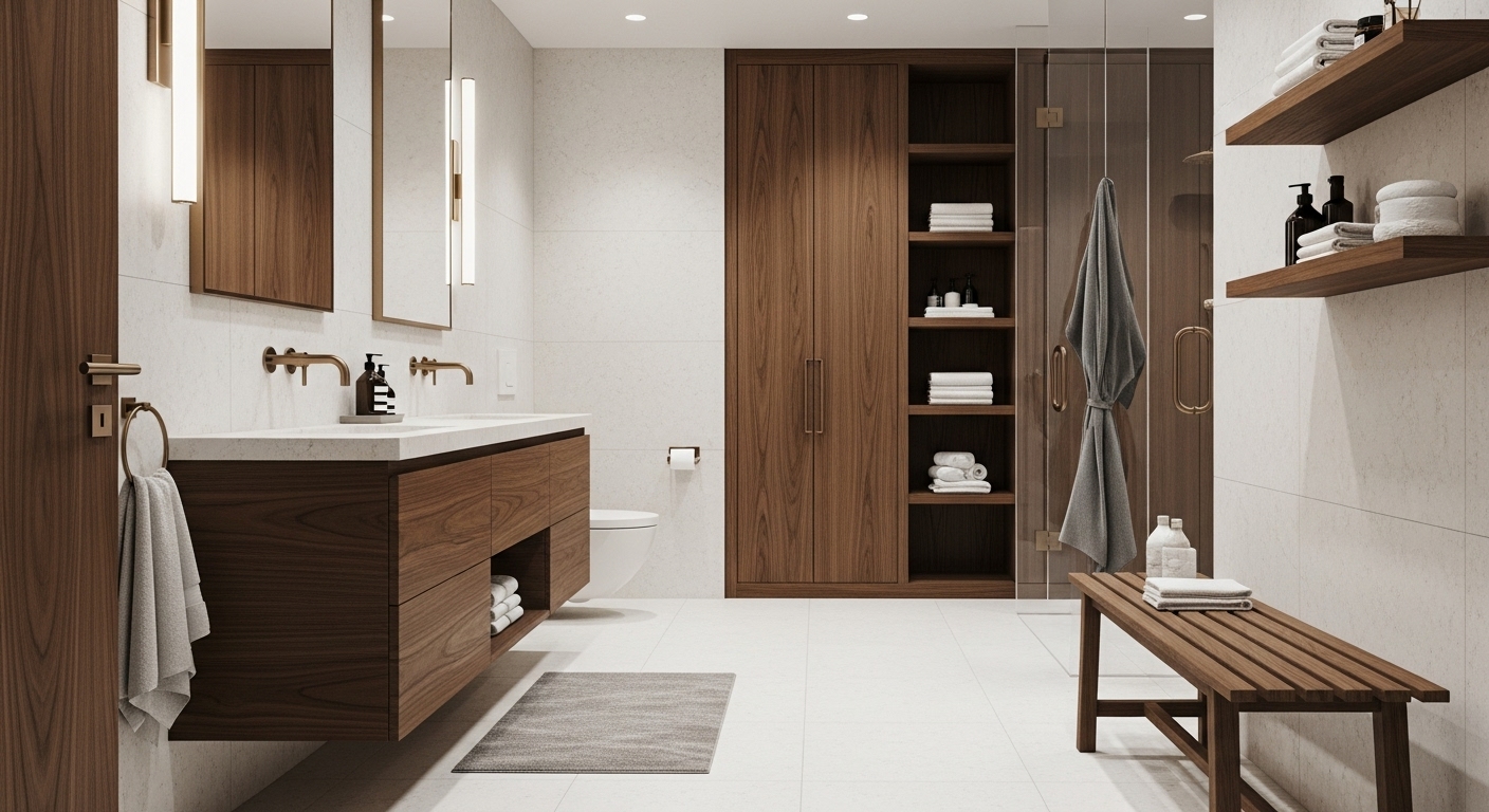 Wood Accents for Organic Warmth