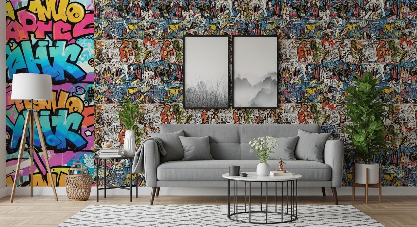 Bold Wallpaper Accent Walls