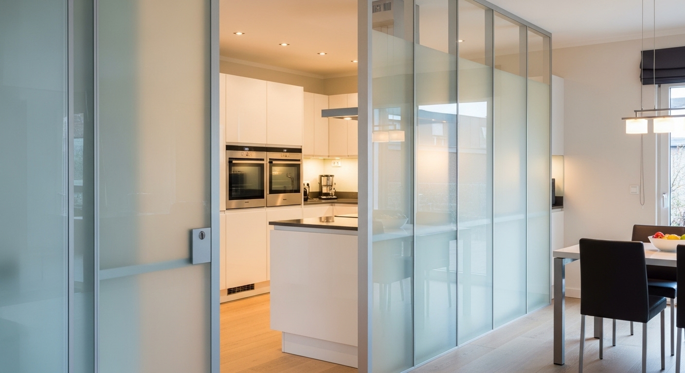 Frosted Glass Panels