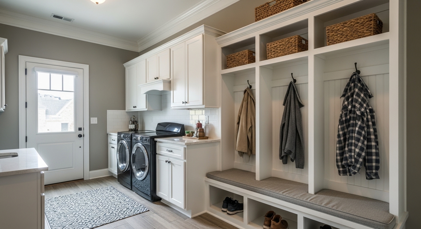 Combine Utility with Mudroom Features