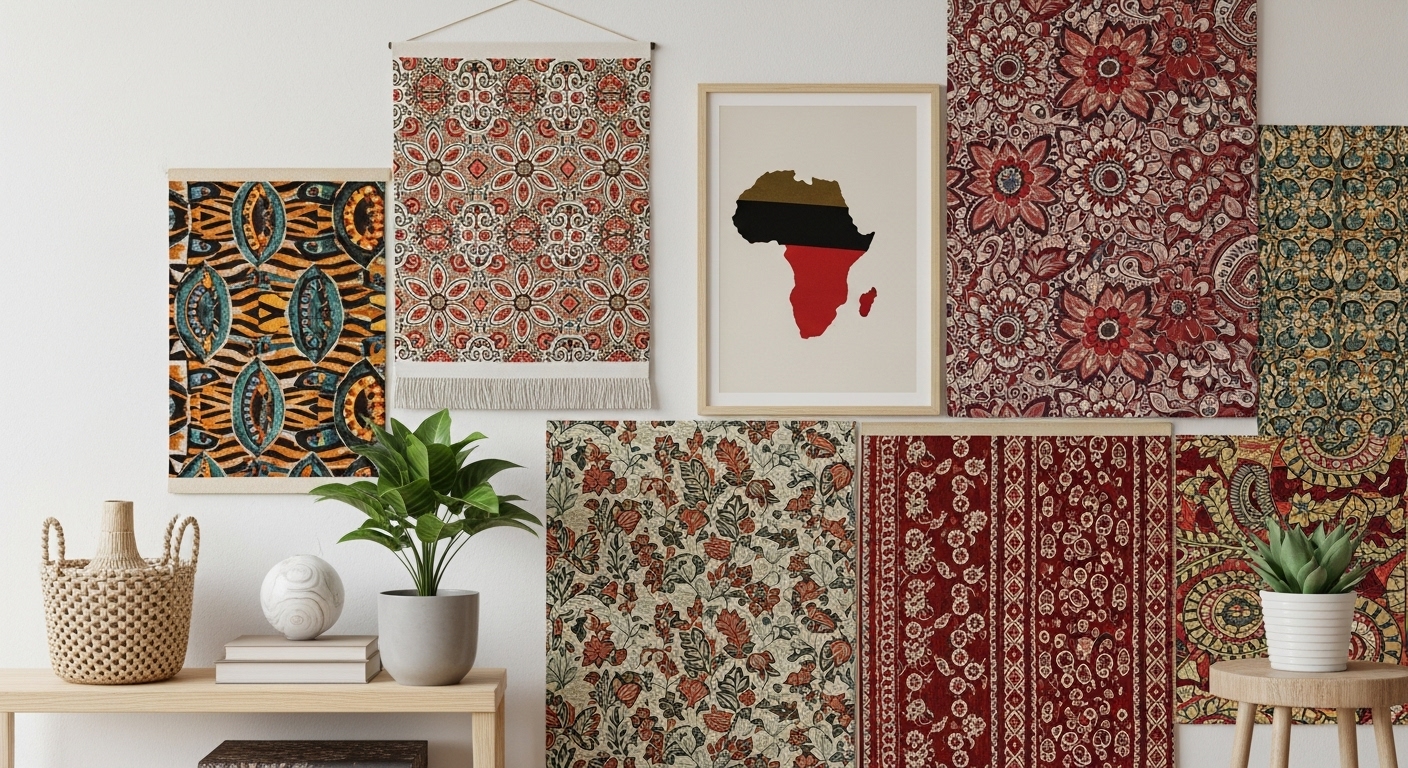 Global-Inspired Decor (Moroccan, Japandi, African Prints)