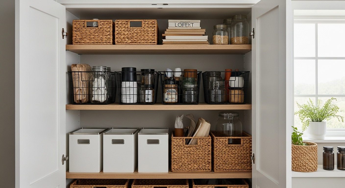 Open Shelving for Quick Access