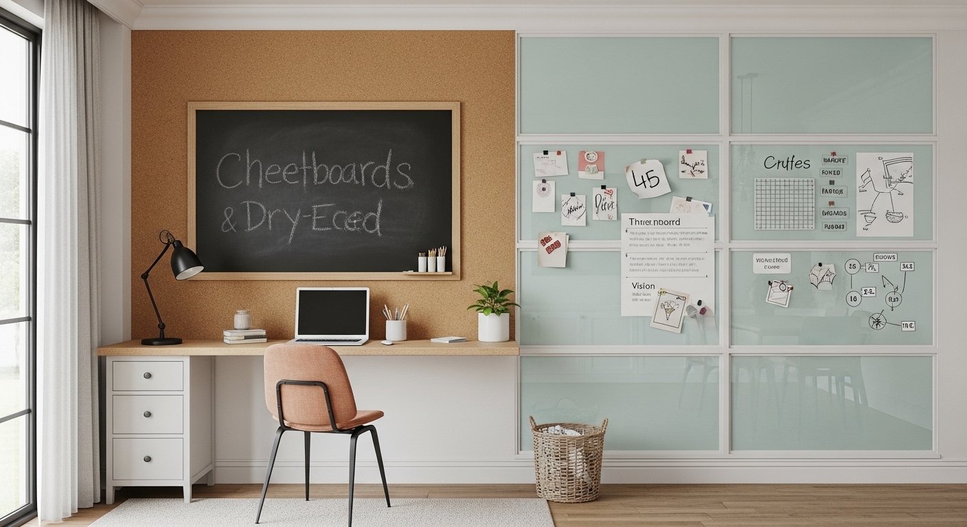 Corkboards, Chalkboards & Dry-Erase Walls