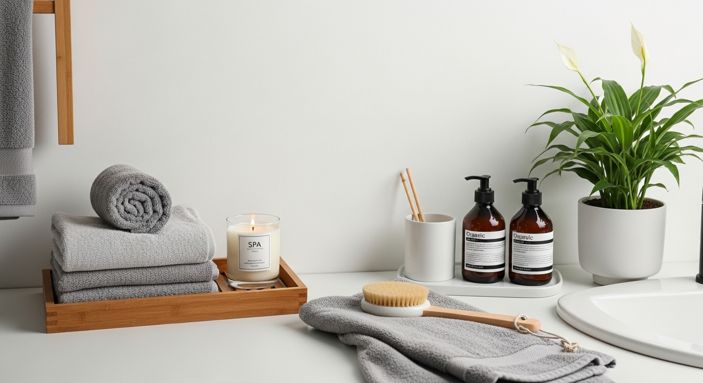 Spa-Style Accessories and Finishing Touches