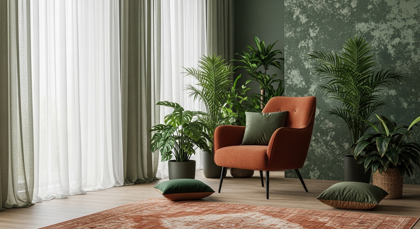 Rust and Green: Grounded and Chic