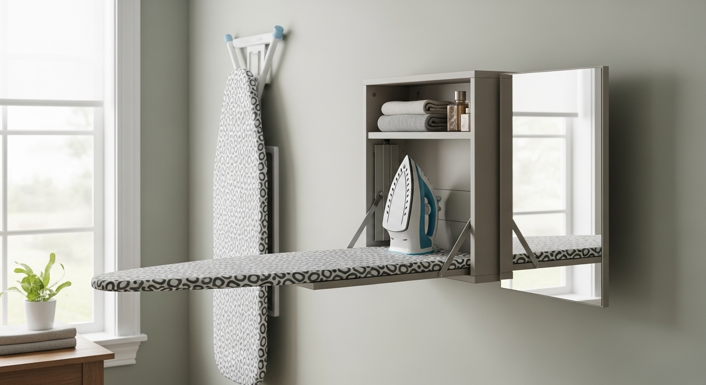 Fold-Down Ironing Boards