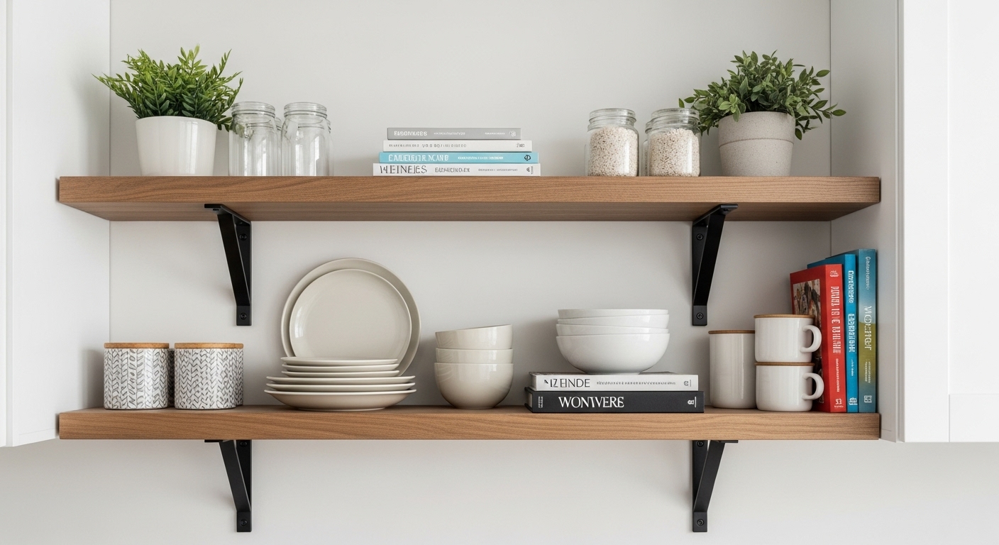 Open Shelving for Style and Function