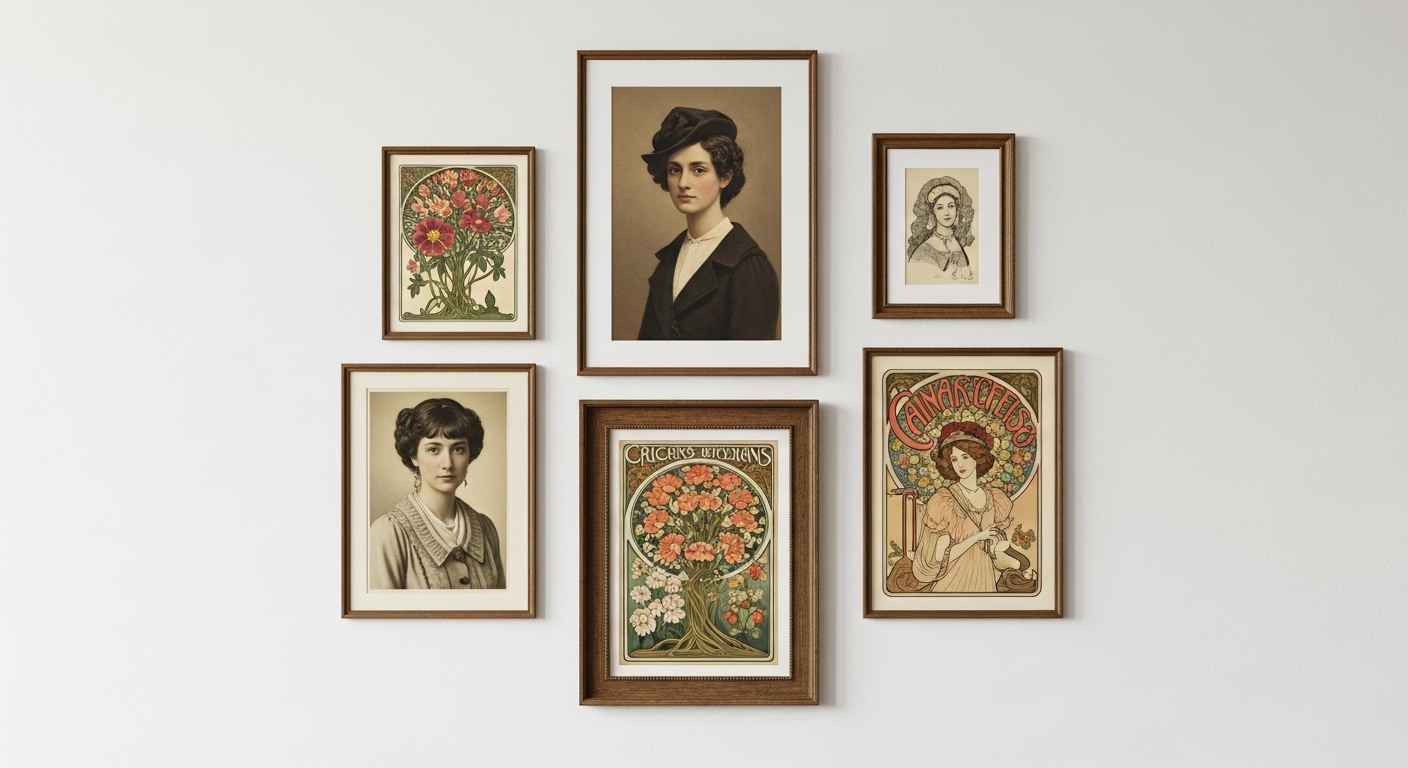 Create a Vintage-Inspired Art Arrangement