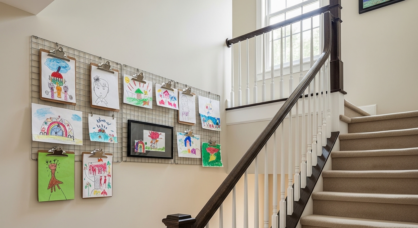 Showcase Children’s Artwork Creatively